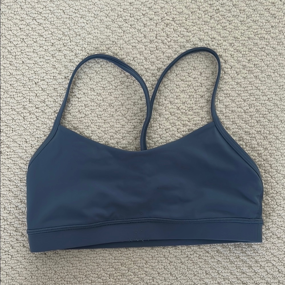 Lululemon Flow Y Sports Bra Washed Denim